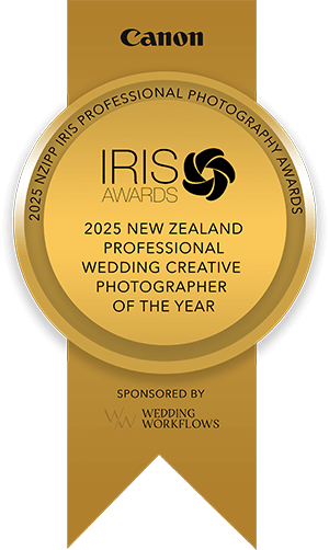 New Zealand Wedding Creative Photographer of the Year 2025