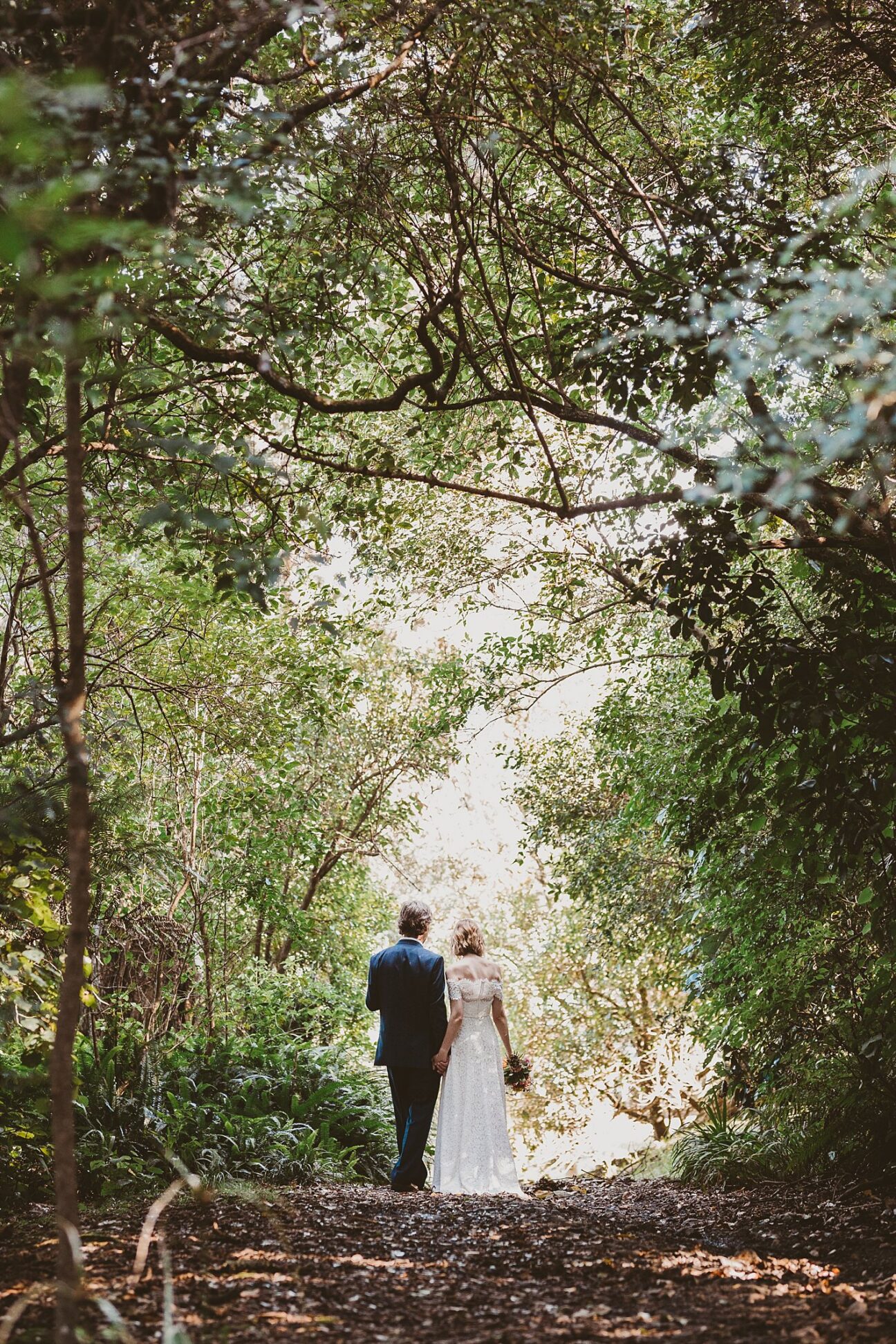 New Zealand Waihi Beach Wedding Bush walk