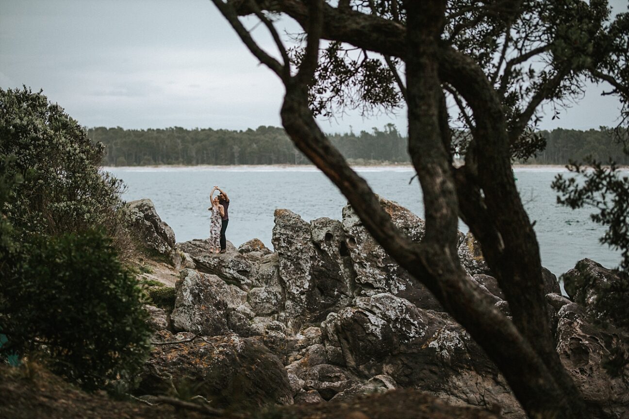Dancing engagement shoot