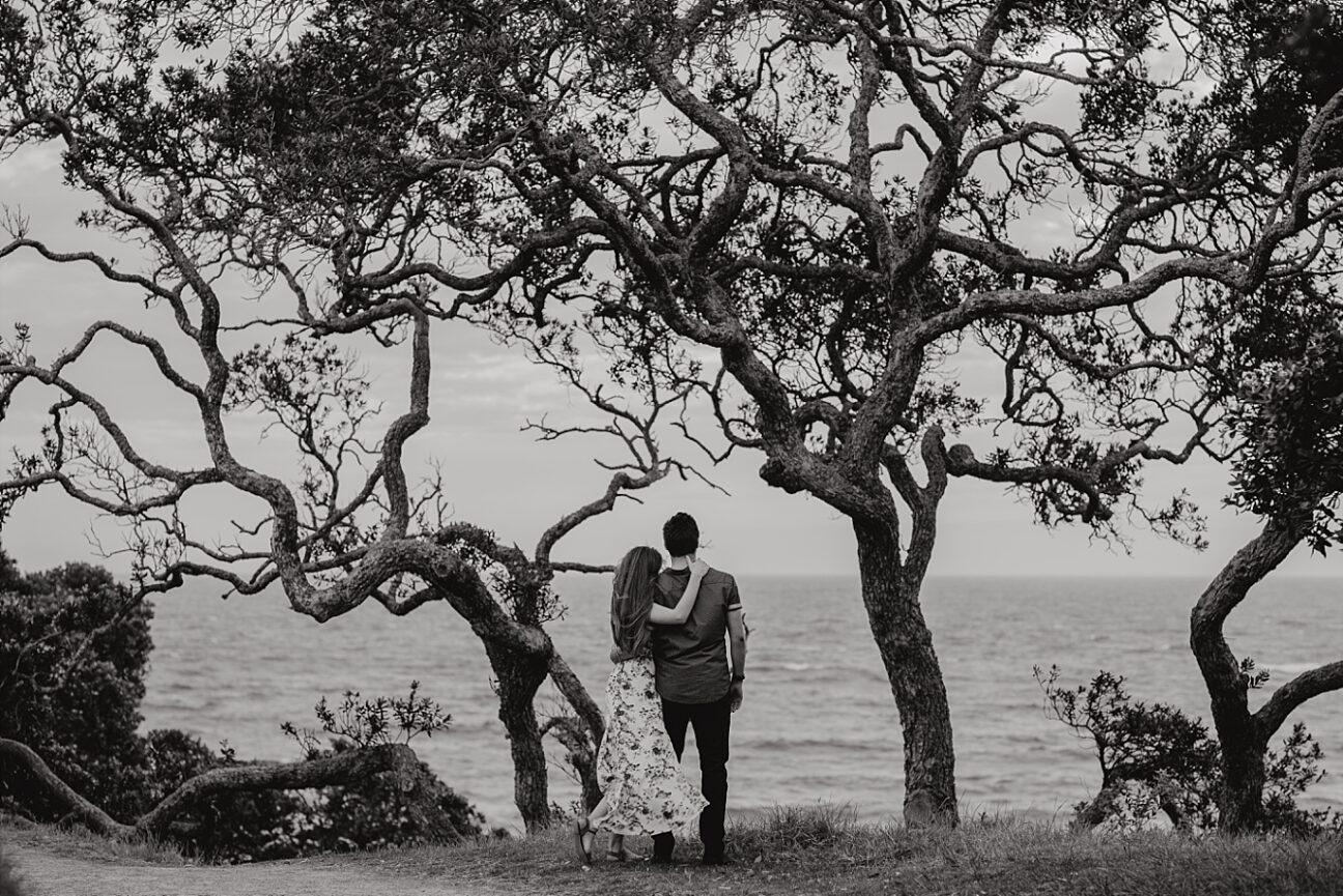 Black and White seaside image