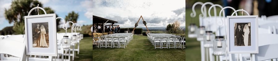 Wedding ceremony layout