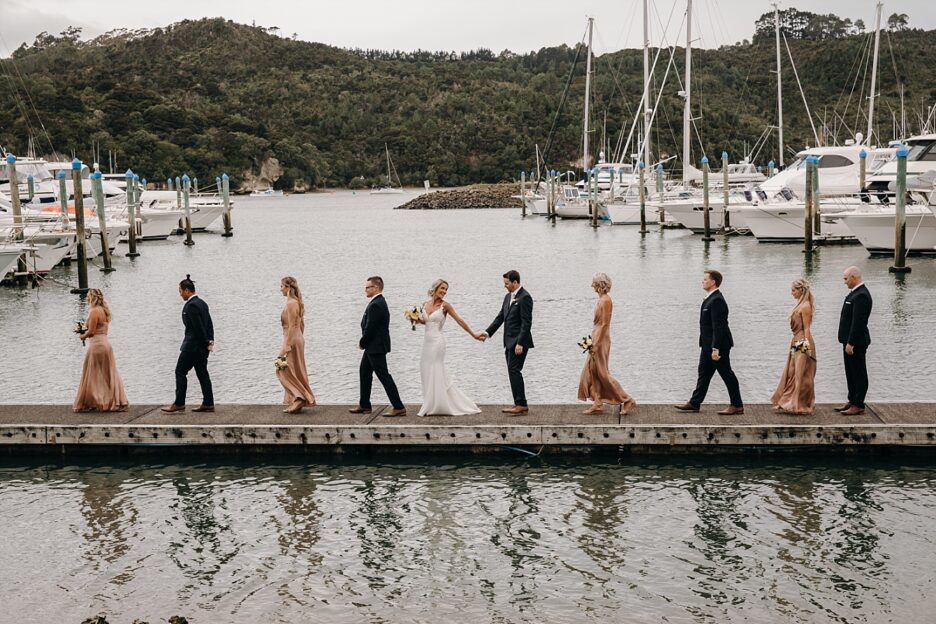 Whitianga Wedding pier images
