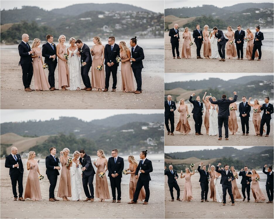 Whitianga Buffalo Beach Wedding Party