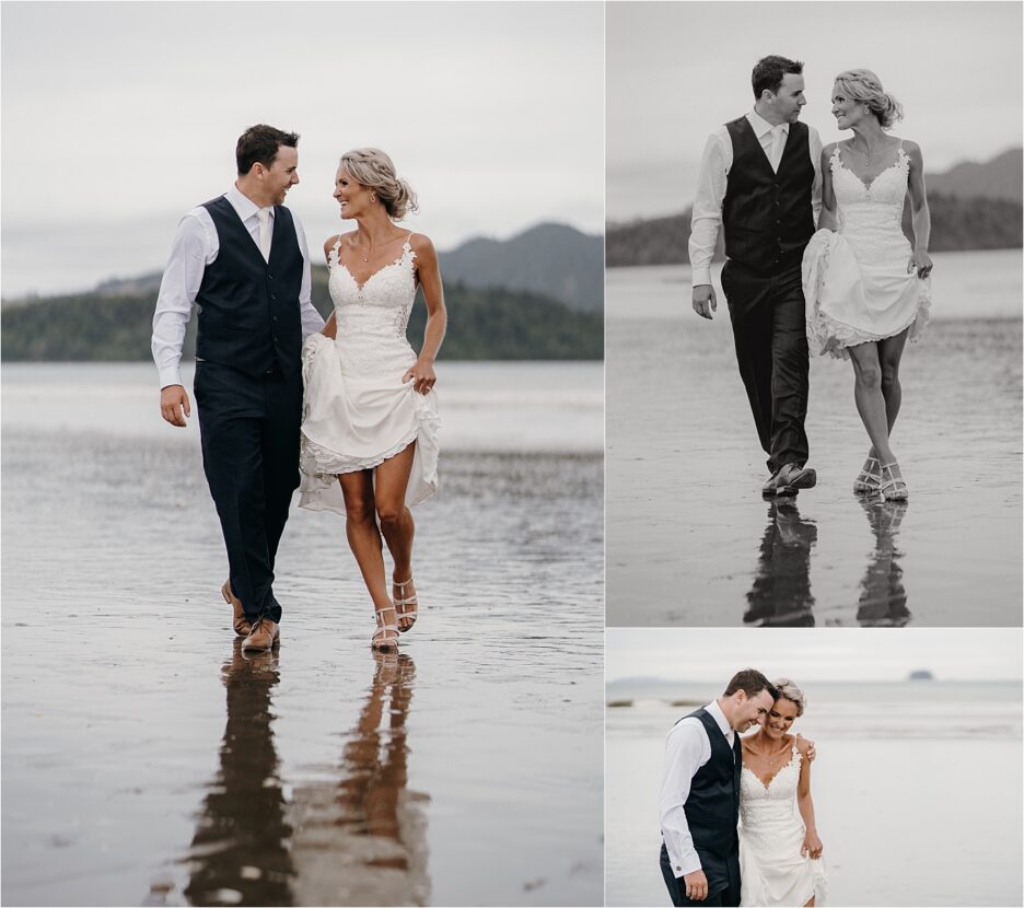 Buffalo Beach Wedding Couple