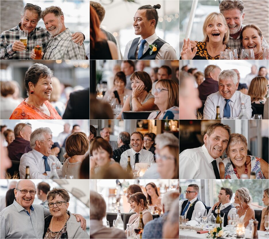 Guests candids wedding reception at Salt Bar