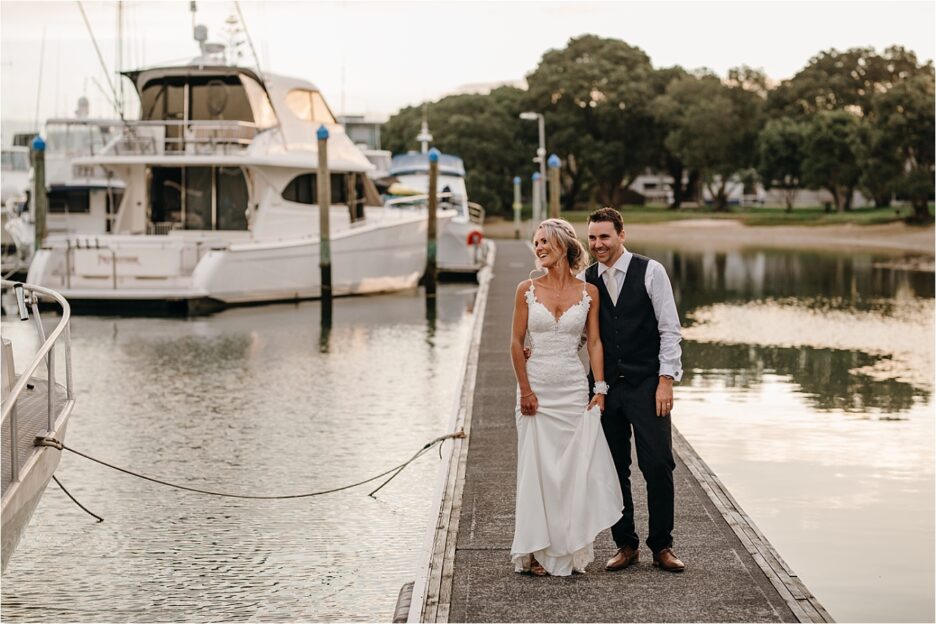Natural wedding photos with Carlie and Paul Whitianga Wedding