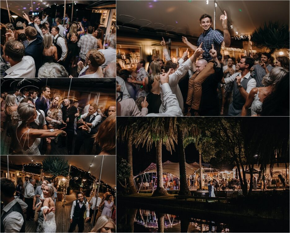 Salt bar wedding reception