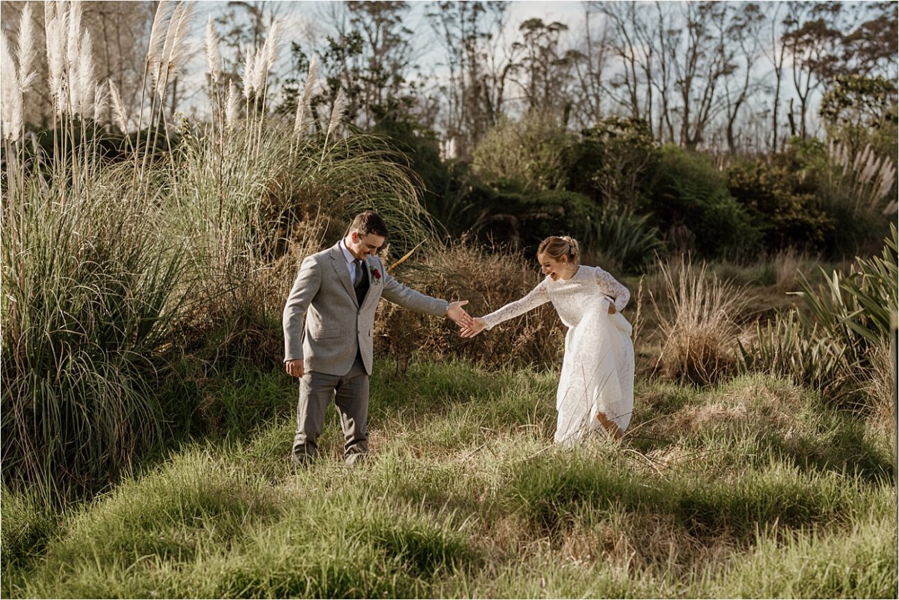 Elopement country wedding New Zealand