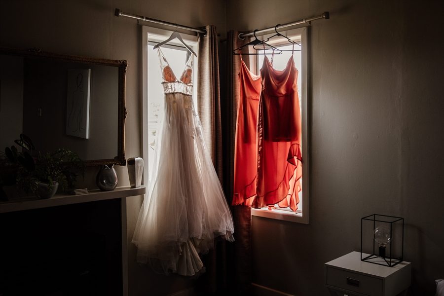 Napier art deco house with bridesmaids dresses