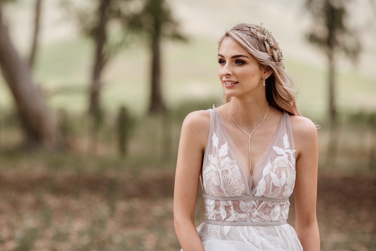 Beautiful bride boho style
