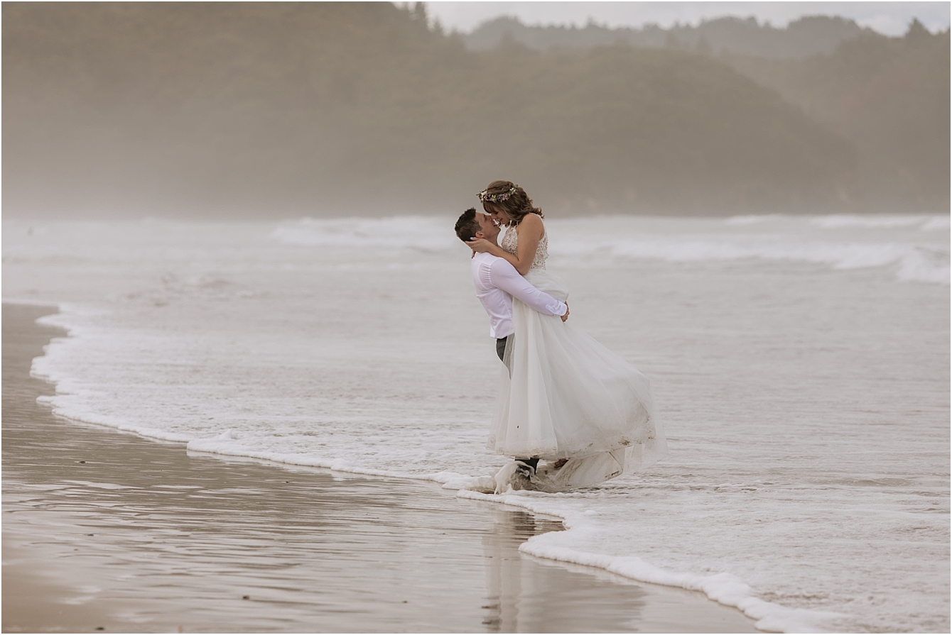 Natural romantic moment