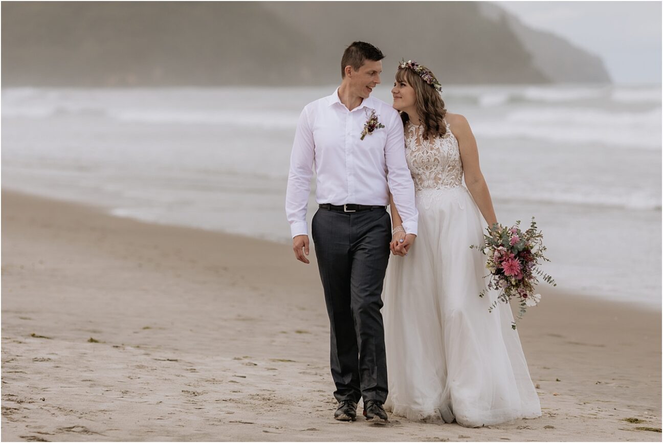 Beautiful moment between Bride and Groom