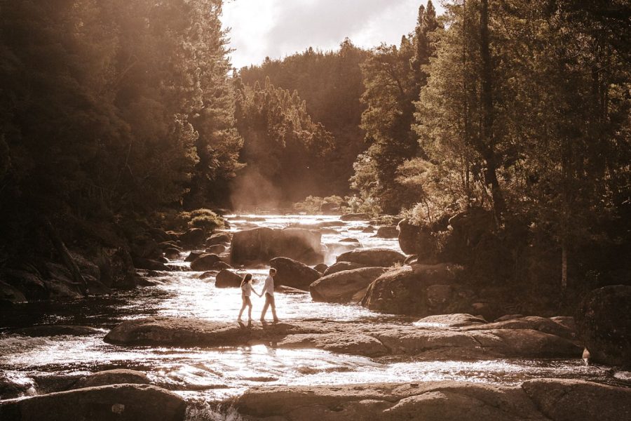 Engagement shoot at Mclarens falls