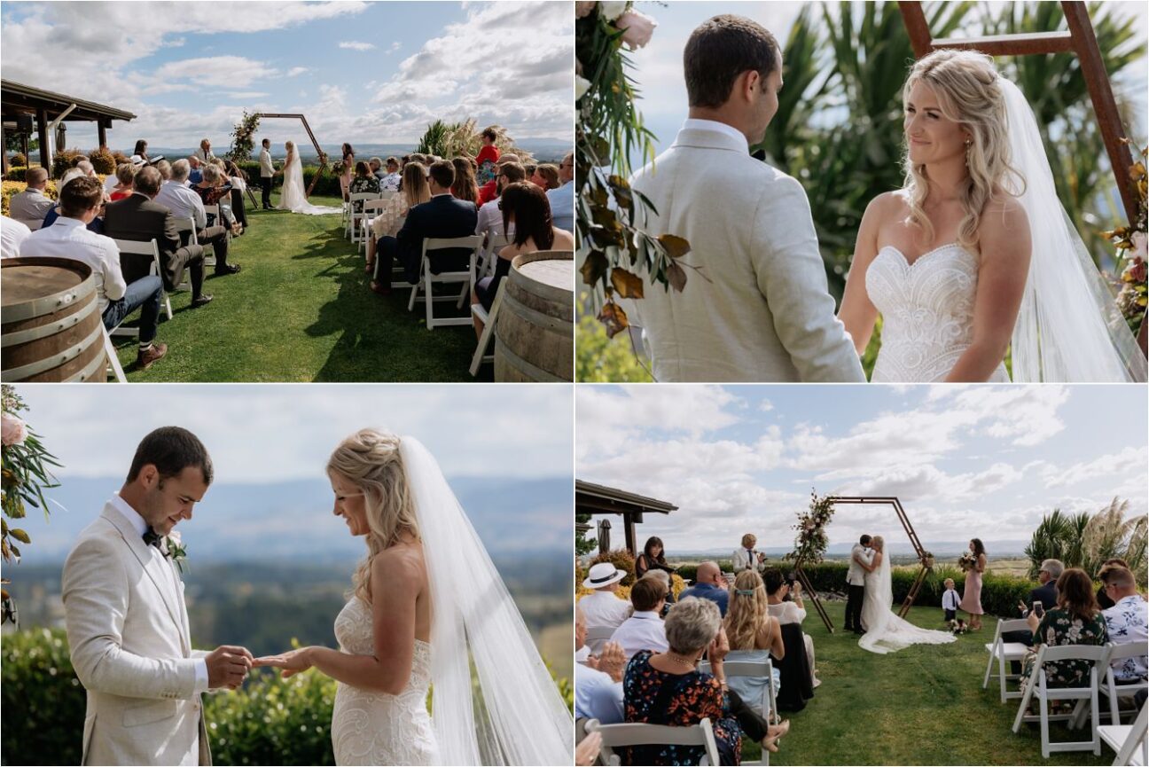 Wedding ceremony in progress