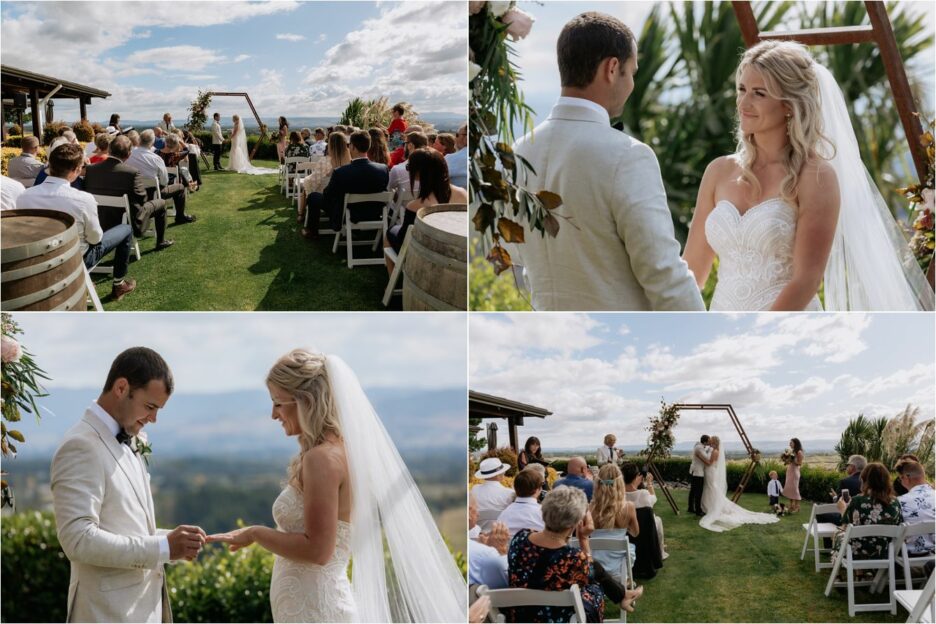 Wedding ceremony in progress