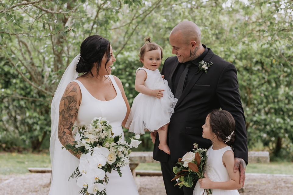 Family photos at Ataahua