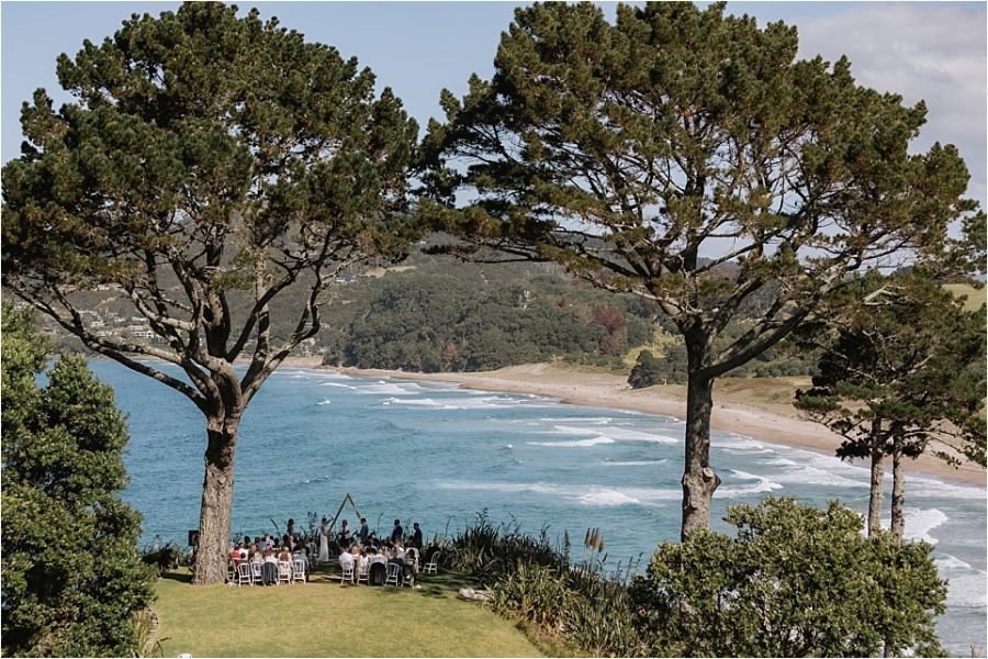 Scenes overlooking Hot water beach at Orua Beach house Coromandel New Zealand