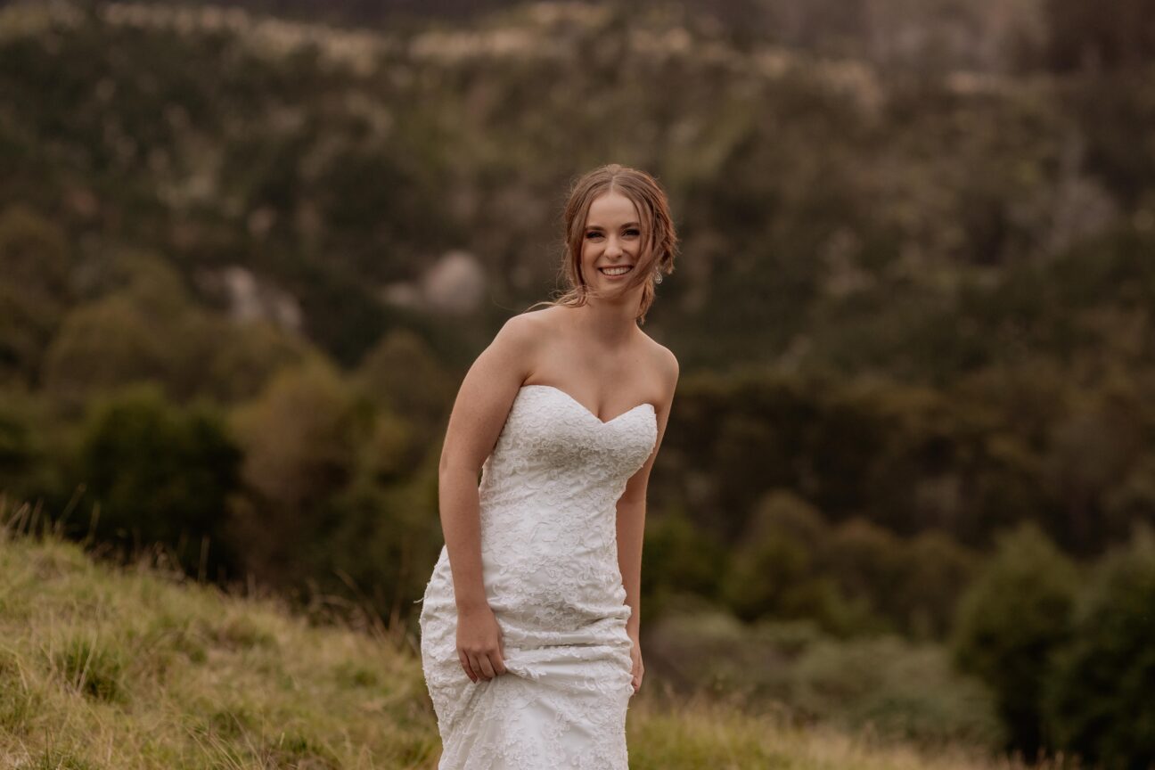 smiling bridal natural shots
