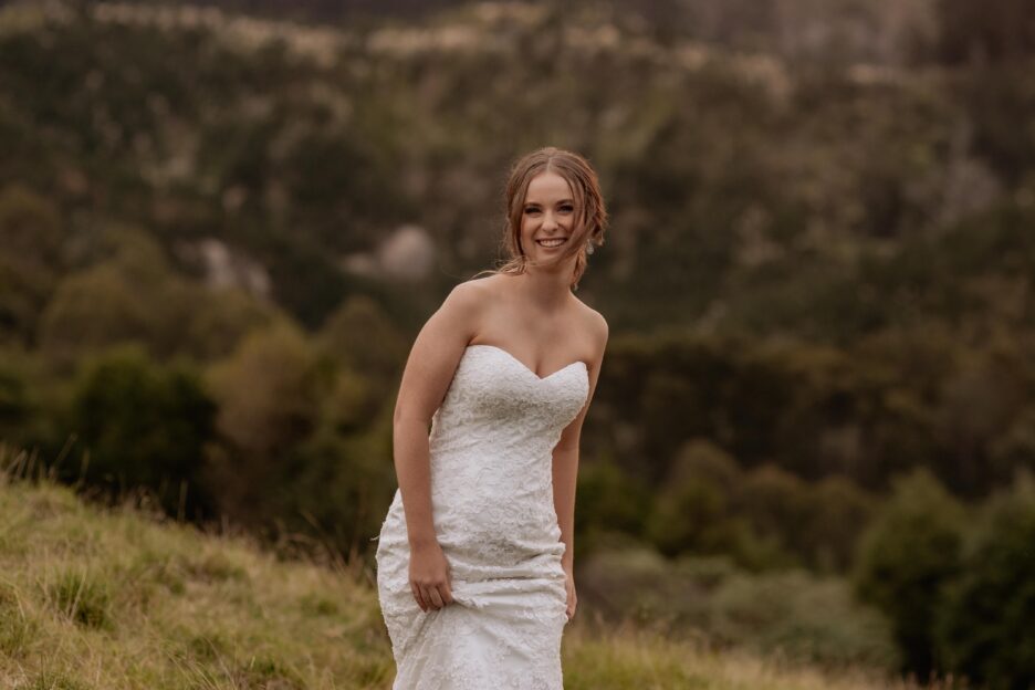 smiling bridal natural shots