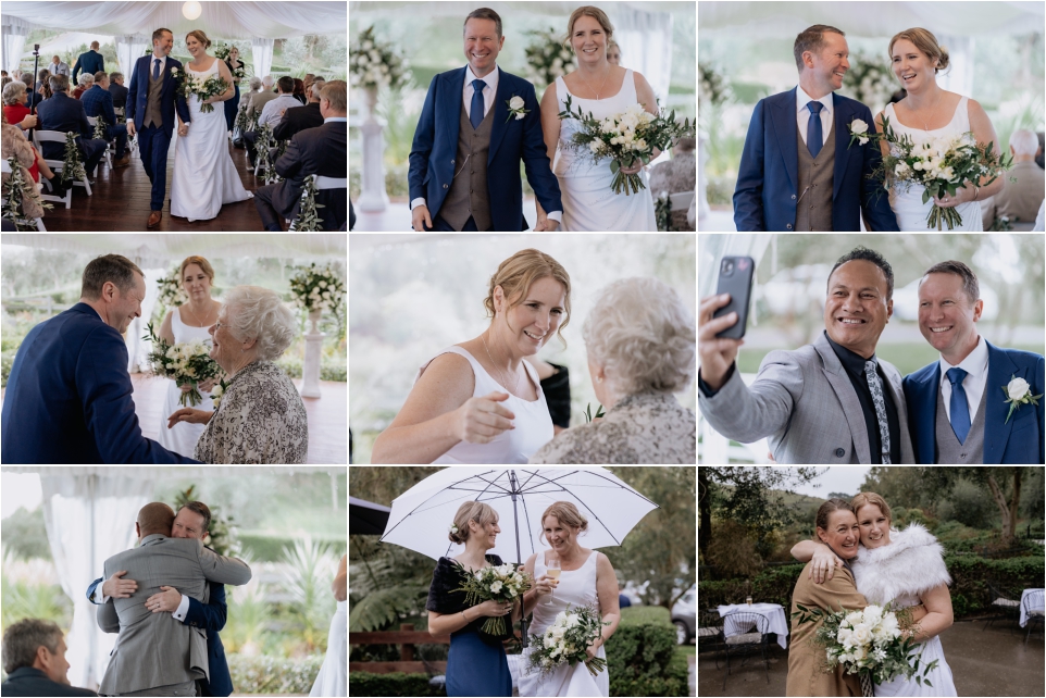 candid happy moments bracu estate wet weather wedding at bracu estate