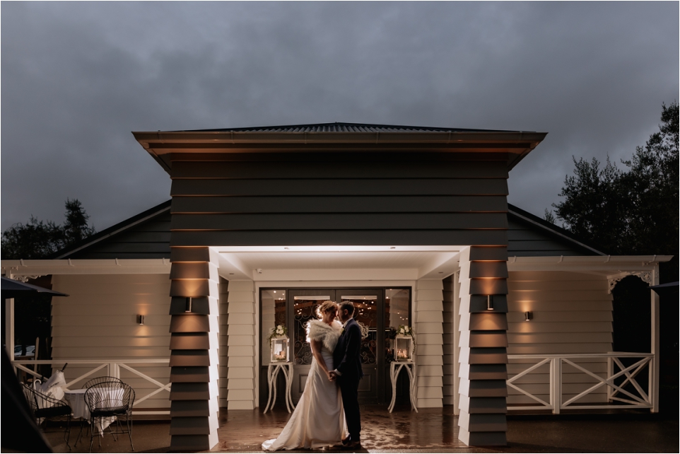 Bracu reception venue evening photo