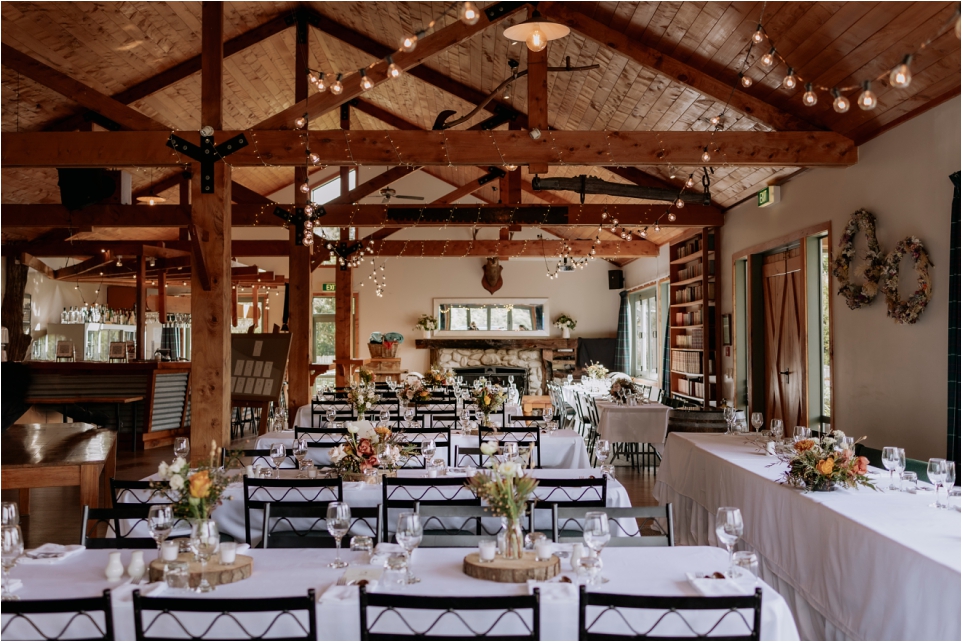 Wedding reception venue Makoura Lodge