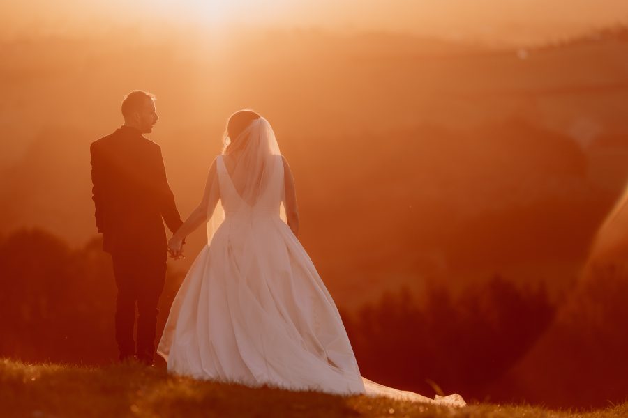 wedding photos at golden hour in Tauranga NZ