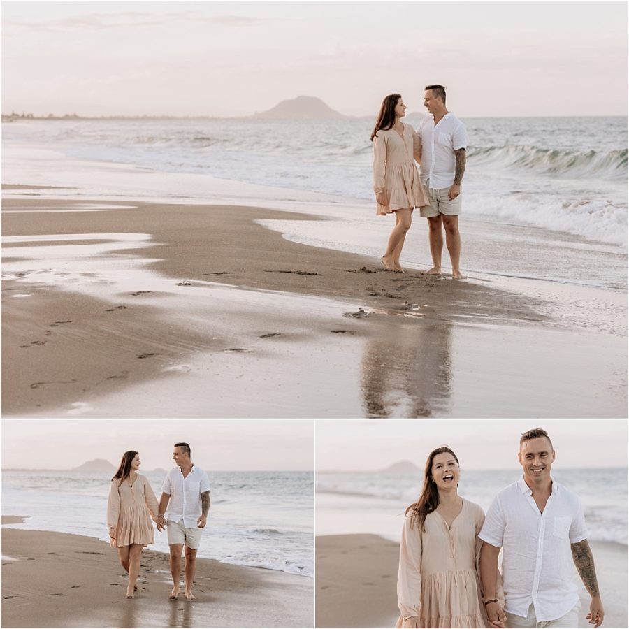 Couple photos on beach