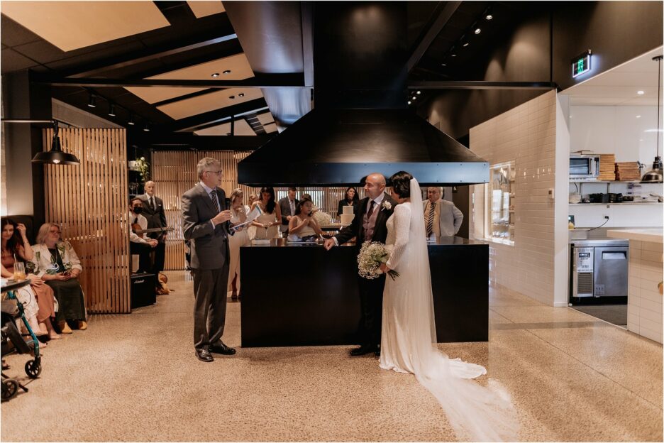 wedding ceremony at Fife lane