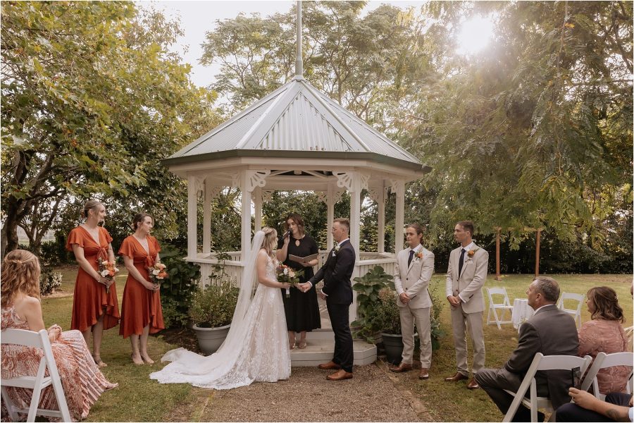 Persimmon Lane Garden wedding venue, tauranga Autumn Wedding