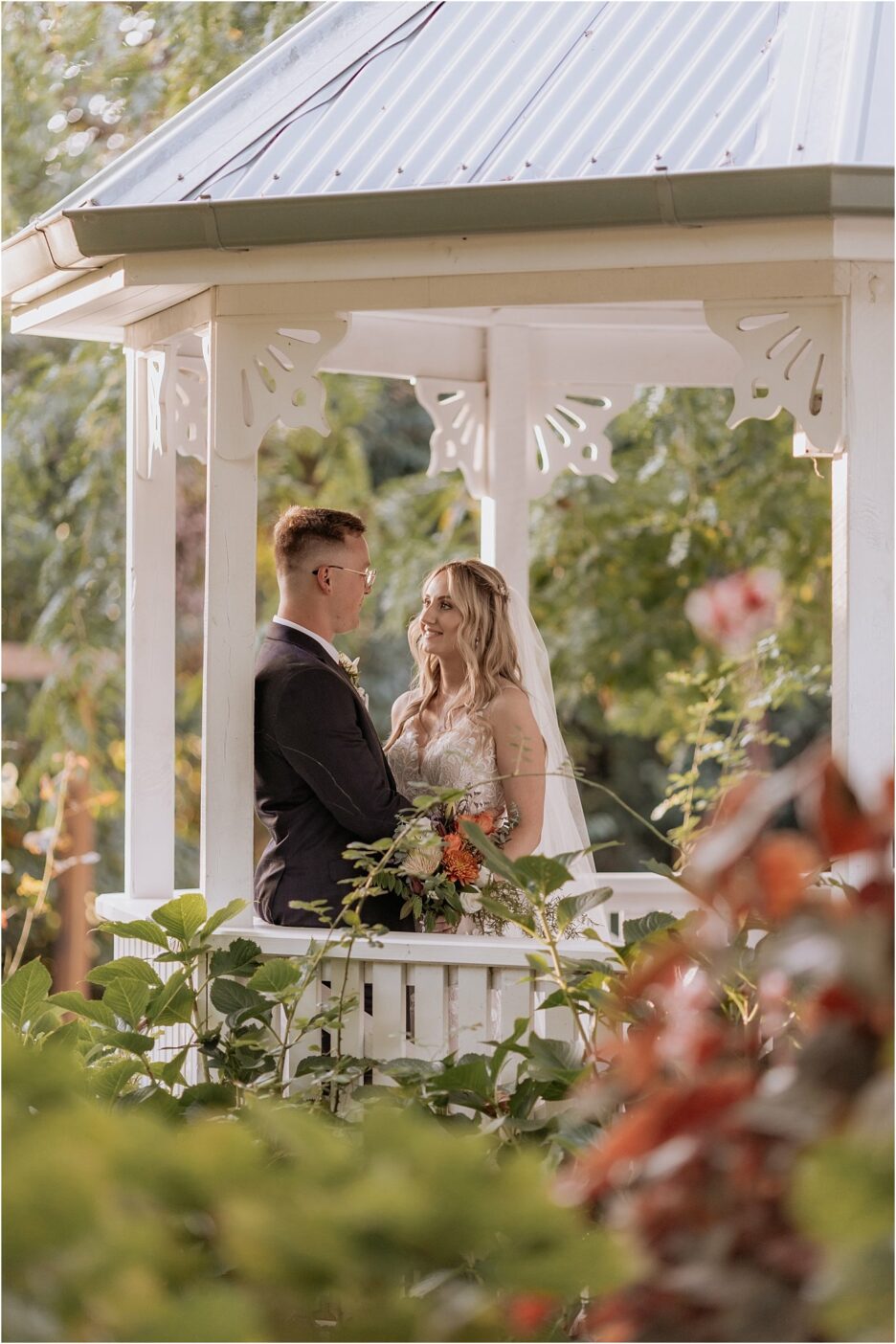 Garden wedding photos at persimmon lane
