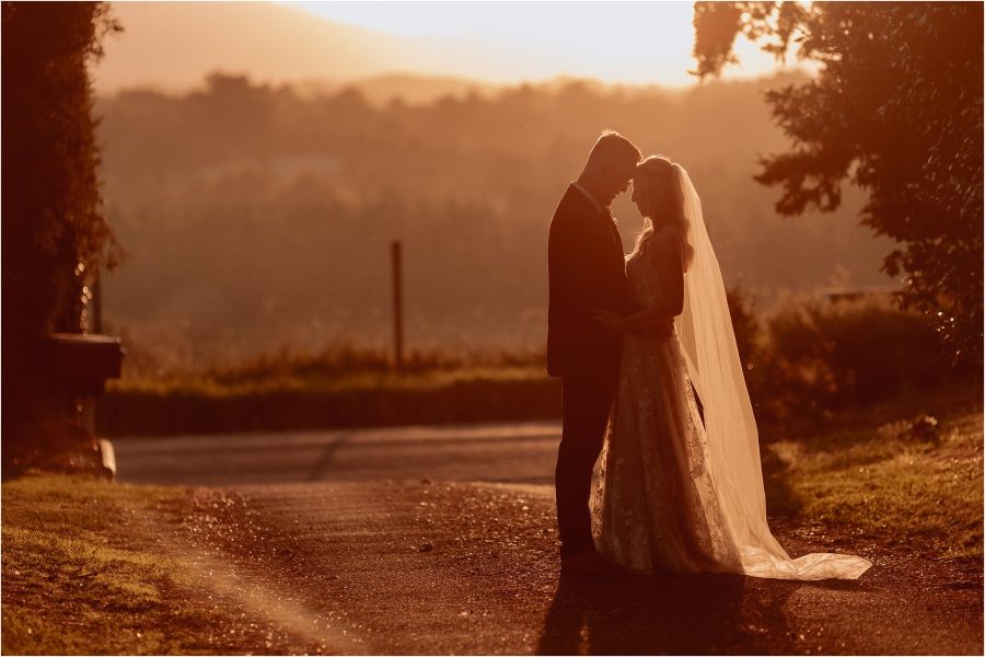 wedding photography during golden hour Persimmon Lane Tauranga