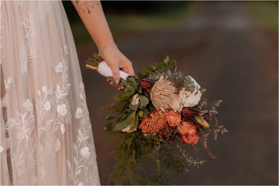 wedding bouquet country style