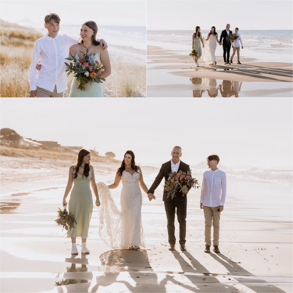 Family beach photos on Papamoa beach