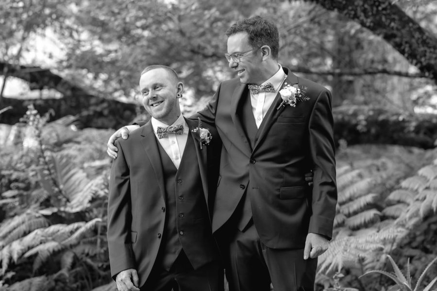 Groom with best man