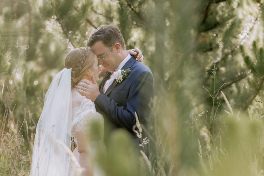 wedding photos in the forest Old Forest School