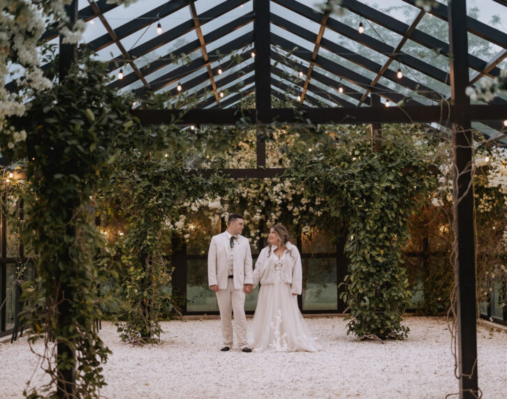 dusk photos taken by Pure Images Photography at Black Walnut wedding venue in tauranga