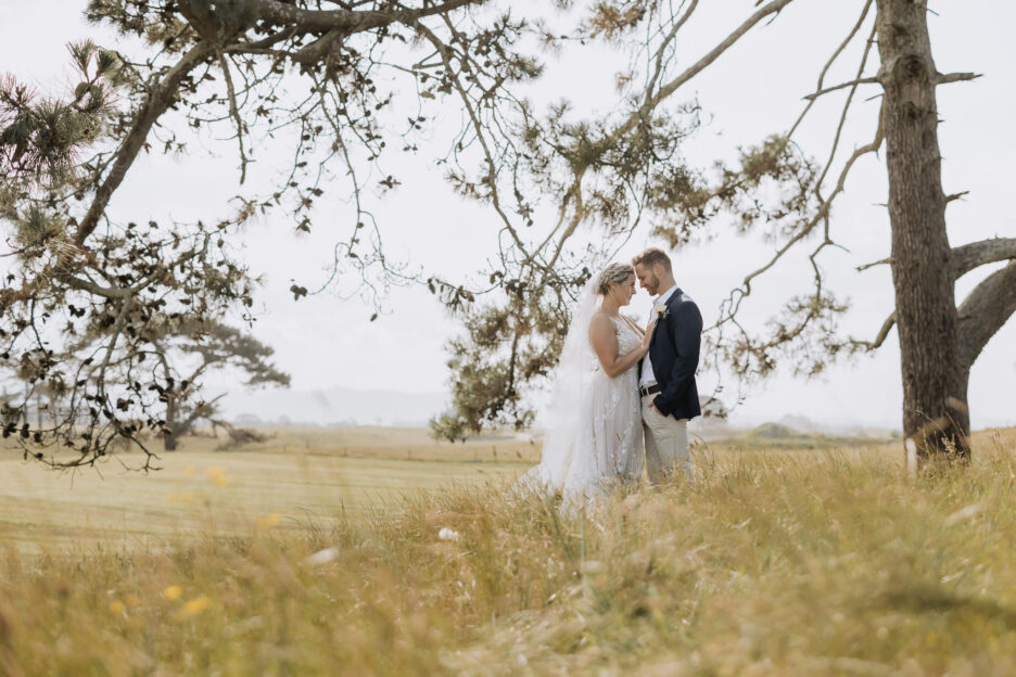 Australian outback look photos at papamoa wedding venue Te Tumu estate