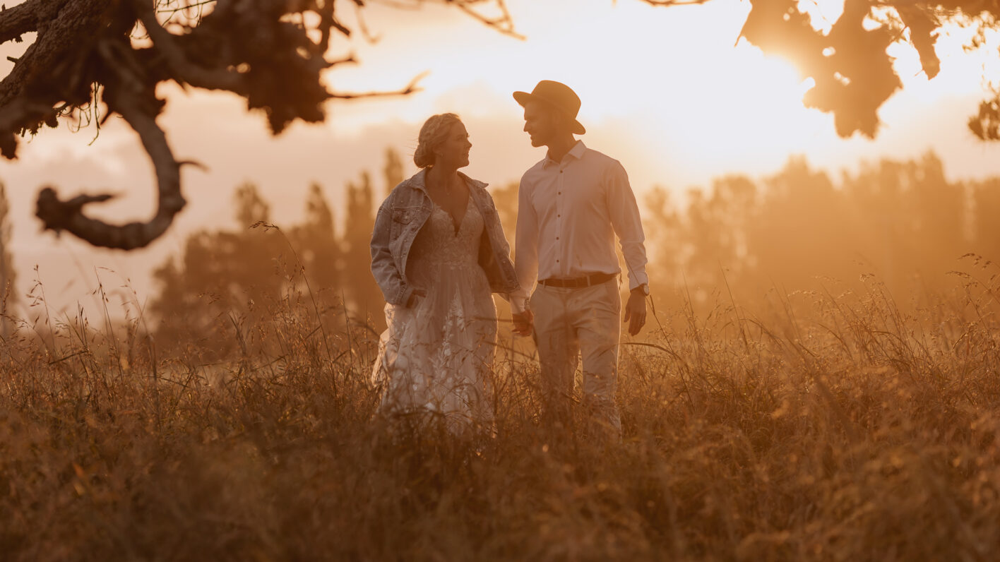 Wedding photos with pureimages photography Golden hour Te Tumu estate