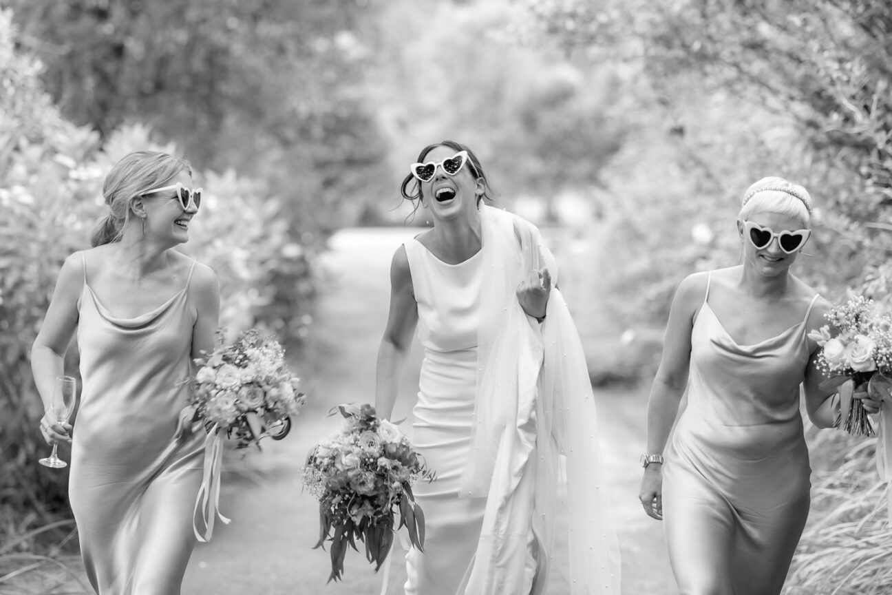 black and white wedding photography
